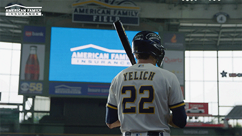 Christian Yelich Brewers 22 GIF