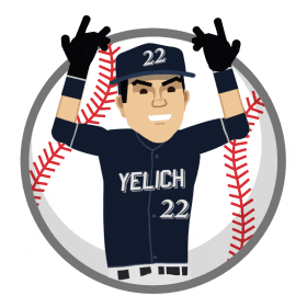 Christian Yelich Brewers Cartoon GIF