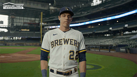 Christian Yelich Brewers Let's Go GIF