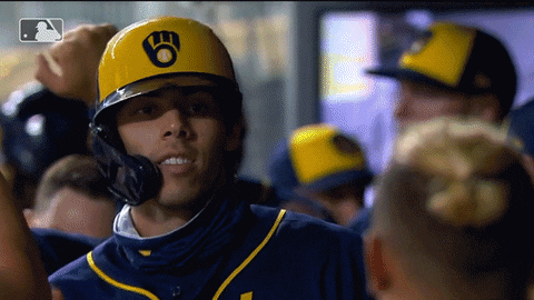 Christian Yelich Brewers Well Done GIF