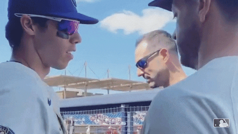 Christian Yelich Ryan Braun Handshake GIF