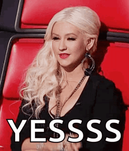 Christina Aguilera Yess GIF