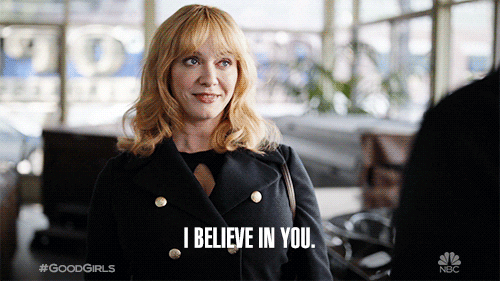 Christina Hendricks I Believe In You GIF