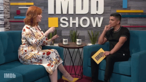 Christina Hendricks In A Talk Show GIF