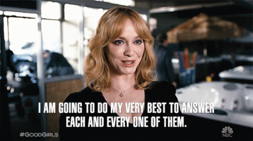 Christina Hendricks Says I Am Going To Do My Best GIF