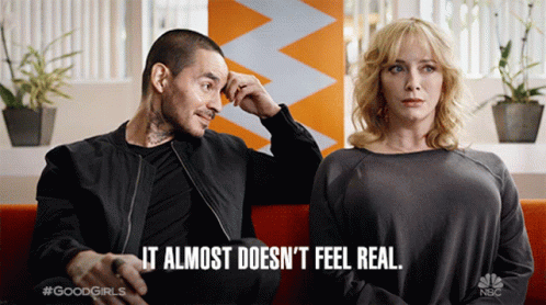 Christina Hendricks With Manny Montana GIF
