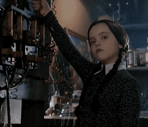 Christina Ricci Wednesday Vibes On Friday 13th GIF