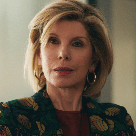 Christine Baranski Interested GIF