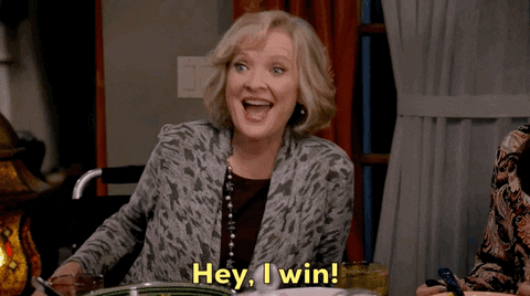 Christine Ebersole Hey I Won GIF