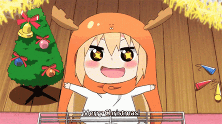 Christmas Angry Anime Himouto Umaru Chan GIF