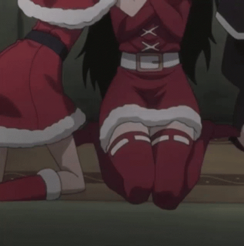 Christmas Anime Kurisu Makise Steins Gate GIF