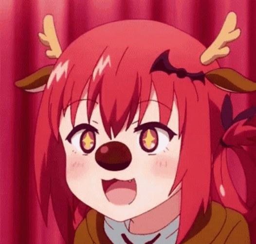Christmas Anime Satanichia Mc Dowell Red Nose GIF