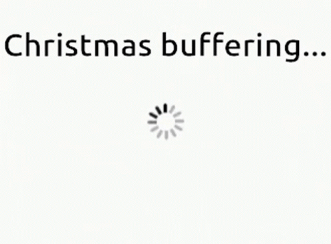 Christmas Buffering Meme Waiting For Holidays GIF