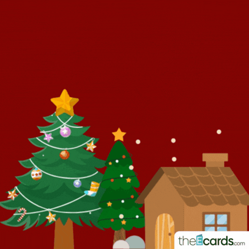 Christmas Card Saying Happy Holidays