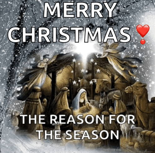 Christmas Card The Reason For The Season GIF
