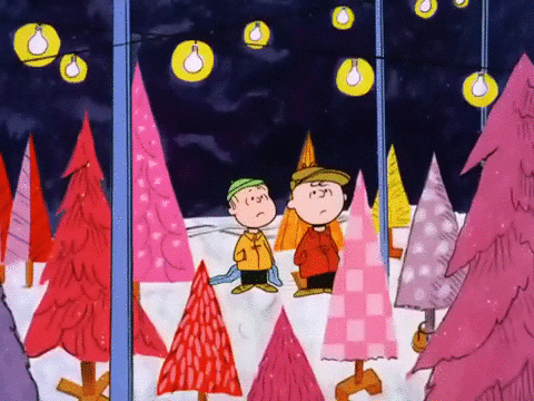 Christmas Close Happy Thanksgiving Charlie Brown GIF