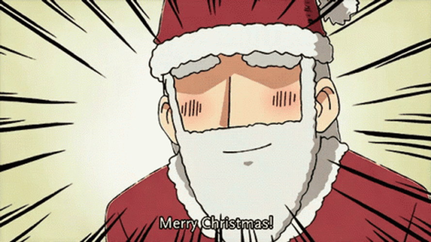 Christmas Gift Tossed Disappointed Anime GIF