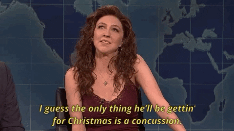 Christmas Is A Concussion GIF