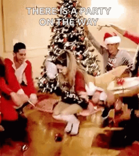Christmas Party Ariana Grande Dance GIF