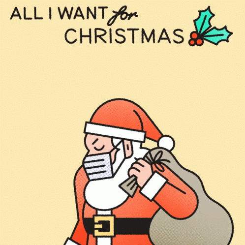 Christmas Santa Covid Vaccine GIF