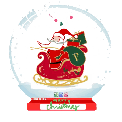 Christmas Snow Globe With Santa