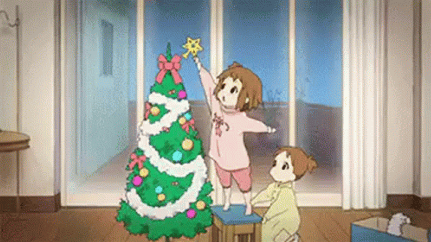 Christmas Star Anime Yui Hirasawa K On GIF