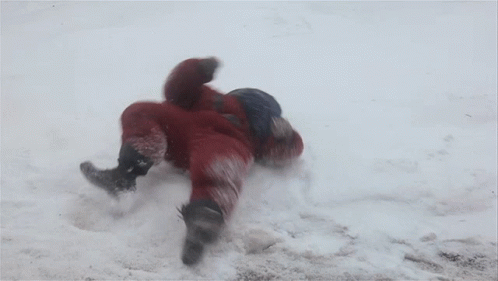 Christmas Story Rolling In The Snow GIF