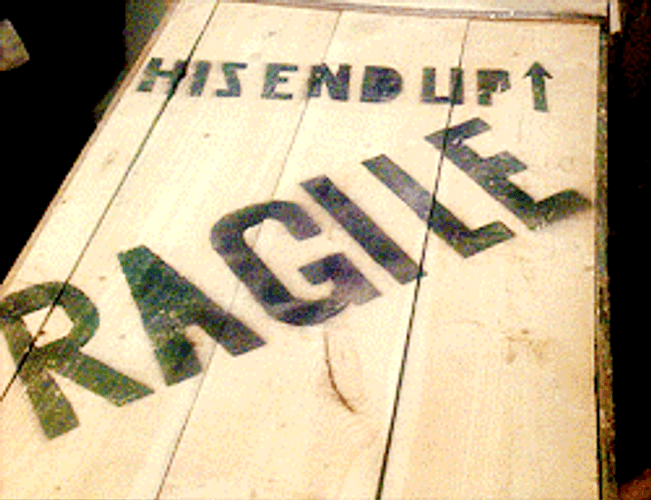 Christmas Story Fragile Box GIF