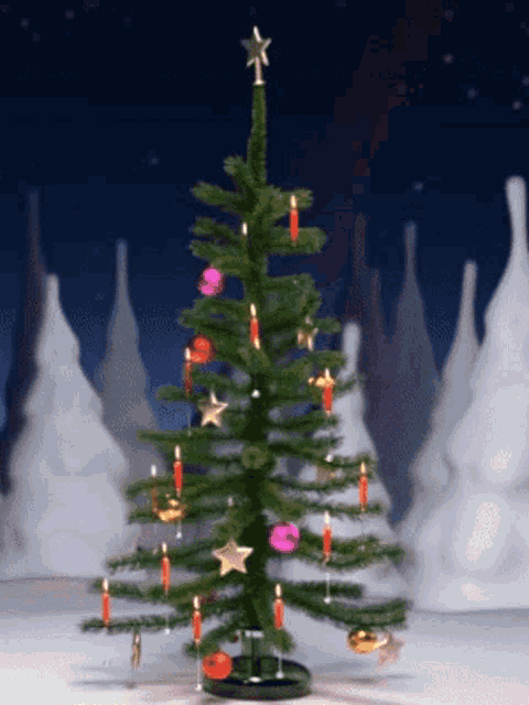 Christmas Tree Funny Burning Fire GIF