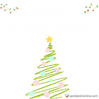 Christmas Tree Merry Christmas Sticker GIF