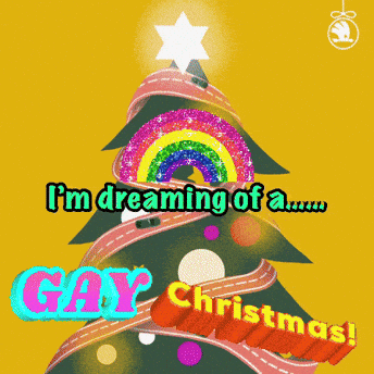 Christmas Tree with Dreaming of a Gay Christmas