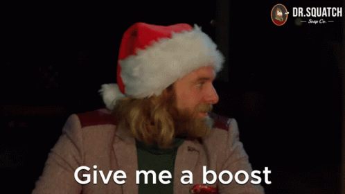 Christmas Tree With Give Me a Boost