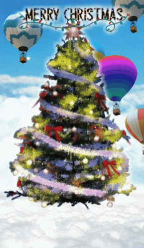 Christmas Tree With Merry Christmas