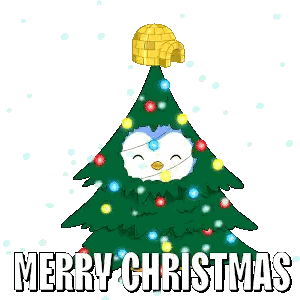 Christmas Tree With Penguin