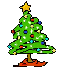 Christmas Tree with Star on Top