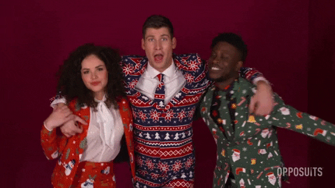 Christmas Trio Dream Team GIF
