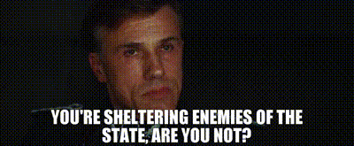 Christoph Waltz Inglourious Basterds GIF