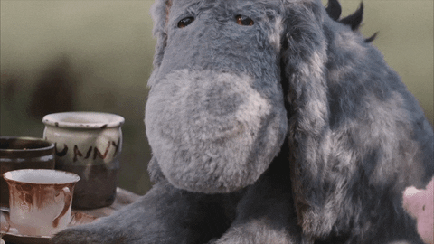 Christopher Robin Eeyore GIF
