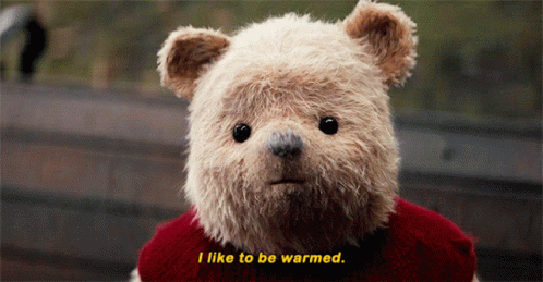 Christopher Robin I Like To Be Warmed GIF