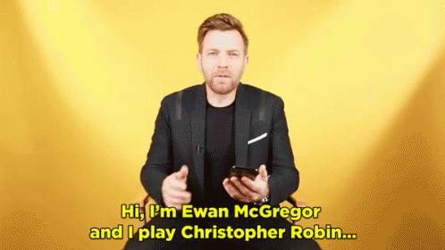 Christopher Robin Played By Ewan Mcgregor GIF
