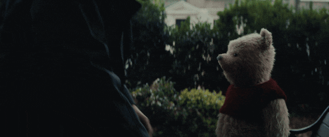 Christopher Robin Pooh Face To Face GIF