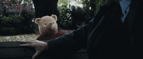 Christopher Robin Pooh Meeting GIF