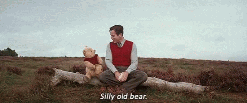 Christopher Robin Silly Old Bear GIF