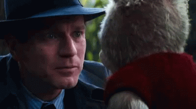 Christopher Robin Winnie The Pooh Touching GIF