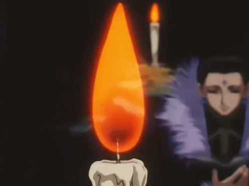 Chrollo Holding A Spell Book GIF