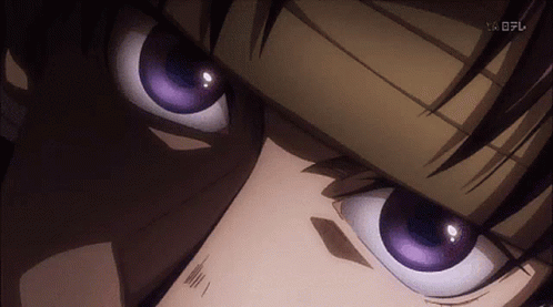 Chrollo Purple Eyes GIF