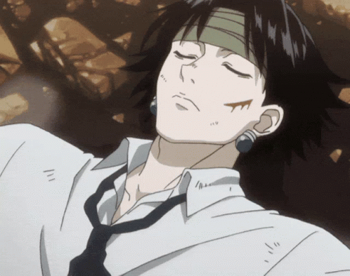 Chrollo Rising From The Ground GIF