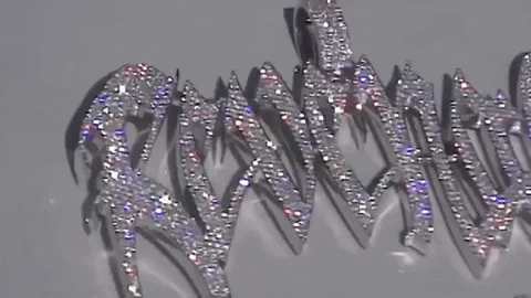 Chrome Hearts Glittered Revenge GIF