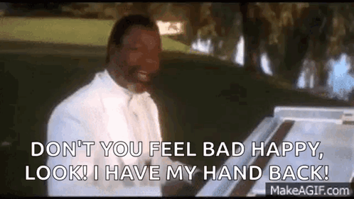 Chubbs Happy Gilmore I Have My Hand Back GIF