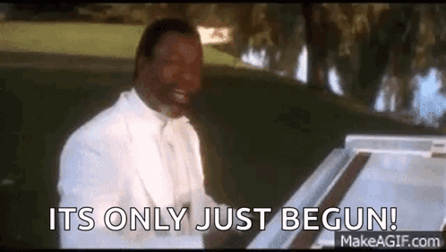 Chubbs Happy Gilmore Its Only Just Begun GIF